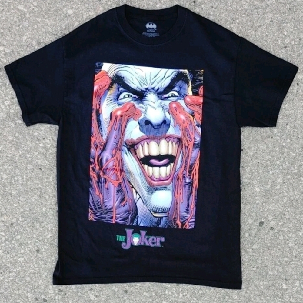 2021 Batman DC Comics The Joker Large Print T-Shirt Size (M)